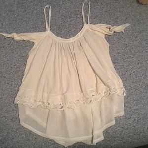 Free People //Small// off-shoulder shirt